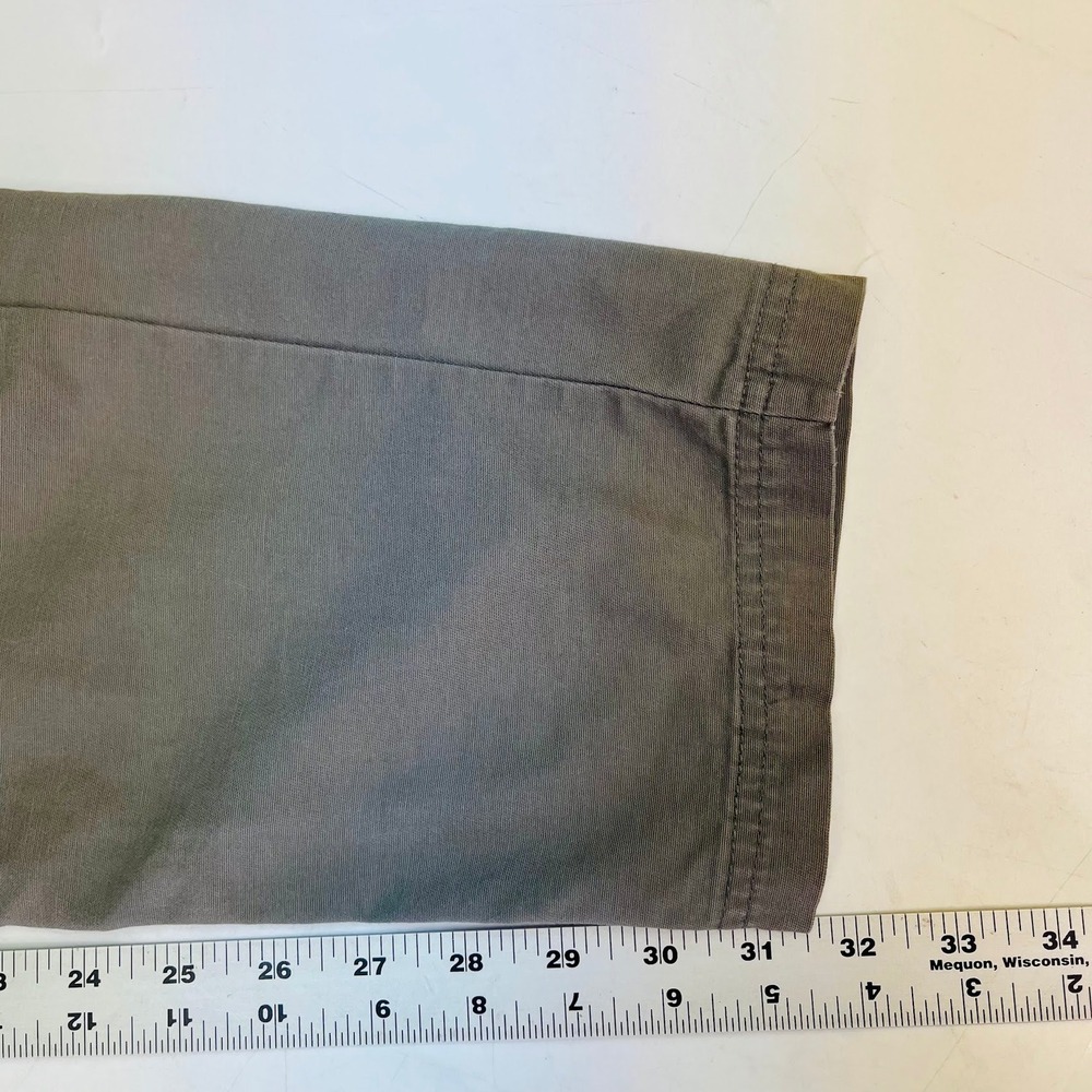 Roark Revival Mens Layover Travel Pants Grey Olive Drawstring Zip Pockets 32 - Picture 16 of 16